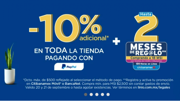 LINIO promocion PayPal Septiembre